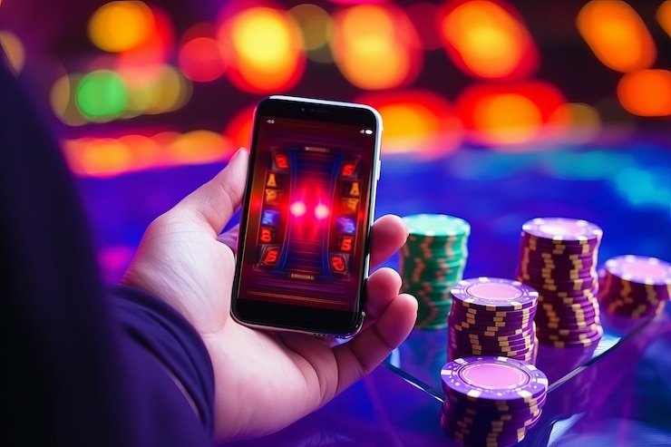 Layar aplikasi parlay4d menampilkan live dealer studio dan sportsbook Liga 1